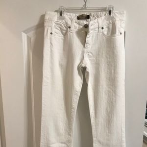 Paige skyline white skinny Jean EUC